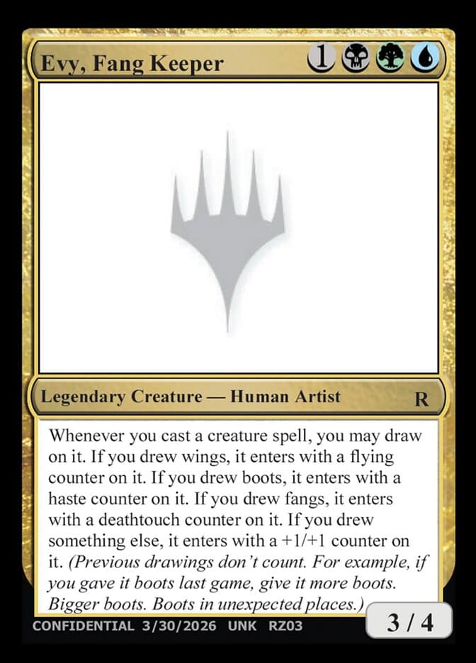 Evy, Fang Keeper — Unknown Event