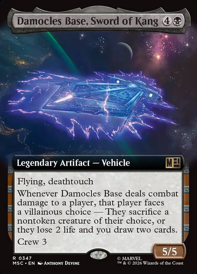 Damocles Base, Sword of Kang — Marvel Super Heroes Commander