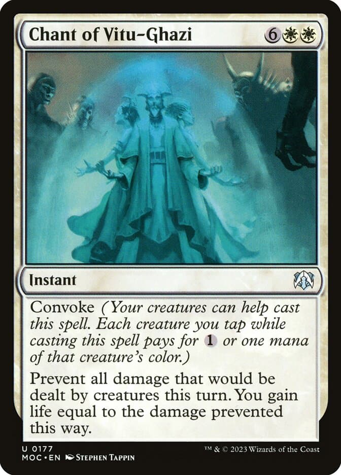 Chant of Vitu-Ghazi — March of the Machine Commander