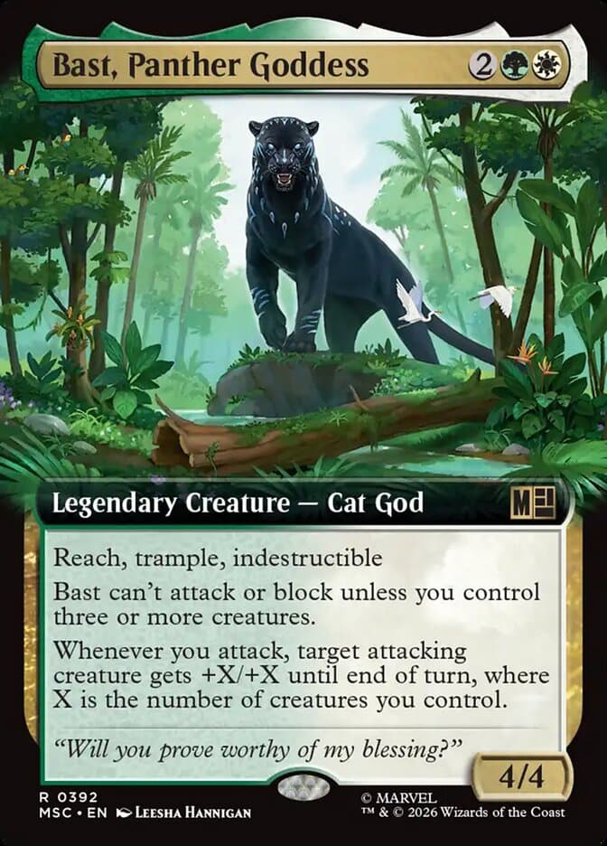 Bast, Panther Goddess — Marvel Super Heroes Commander