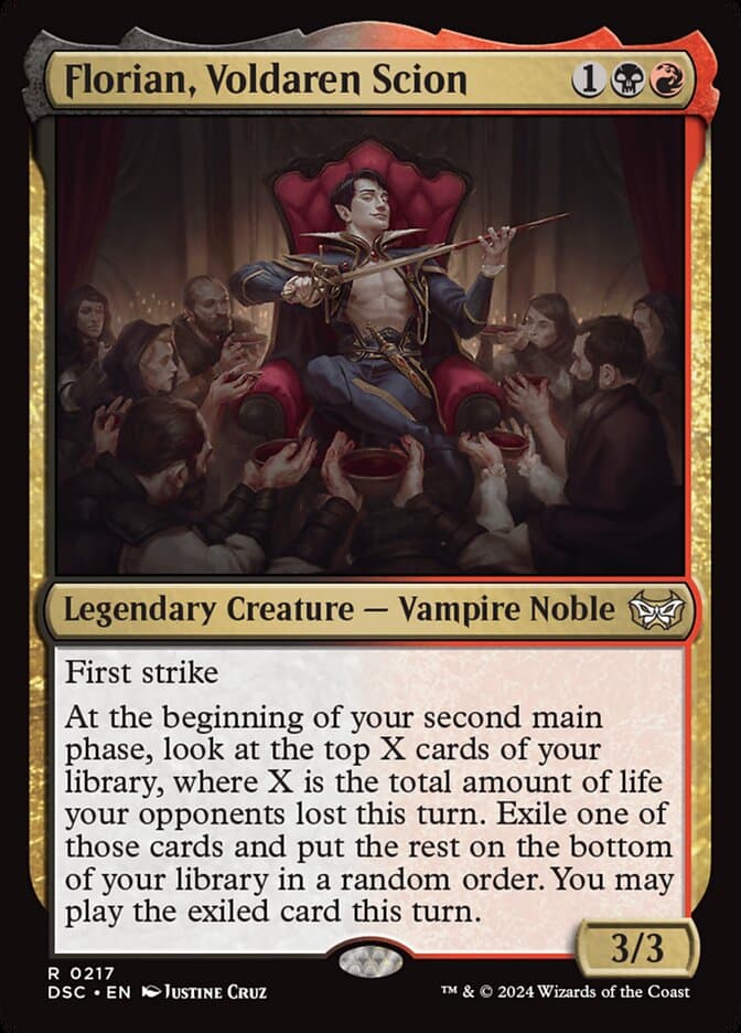 Florian, Voldaren Scion — Duskmourn: House of Horror Commander
