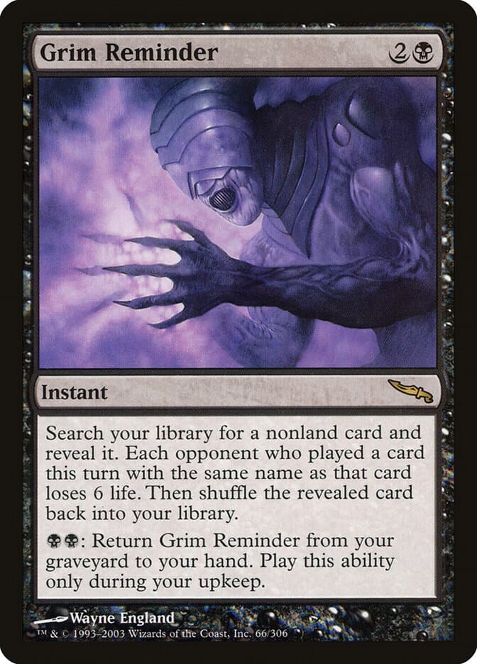 Grim Reminder — Mirrodin