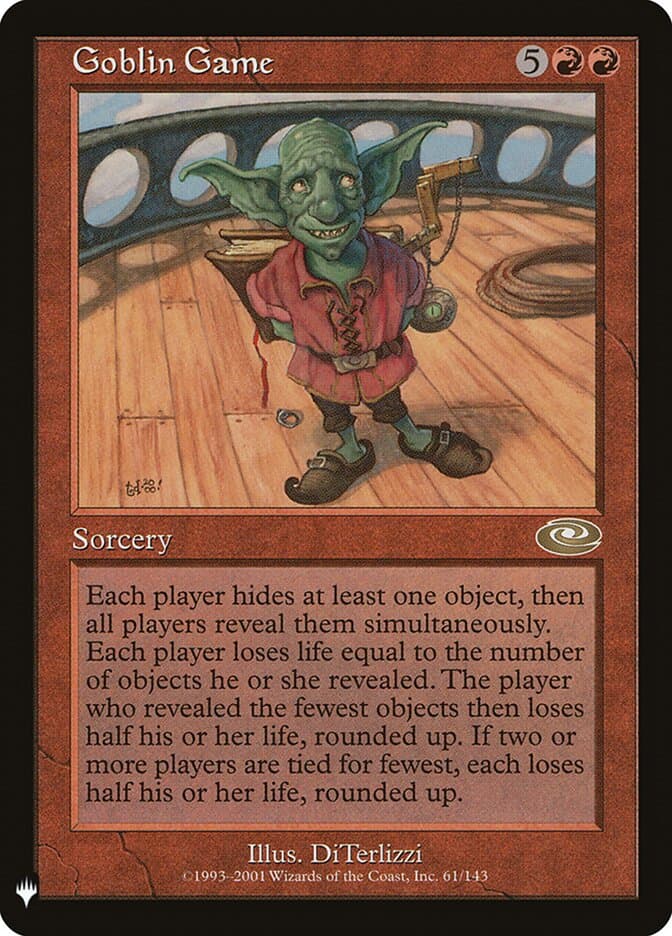 Goblin Game — The List