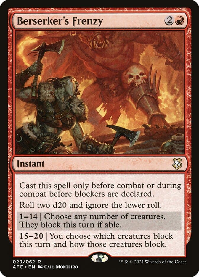 Berserker's Frenzy — Forgotten Realms Commander