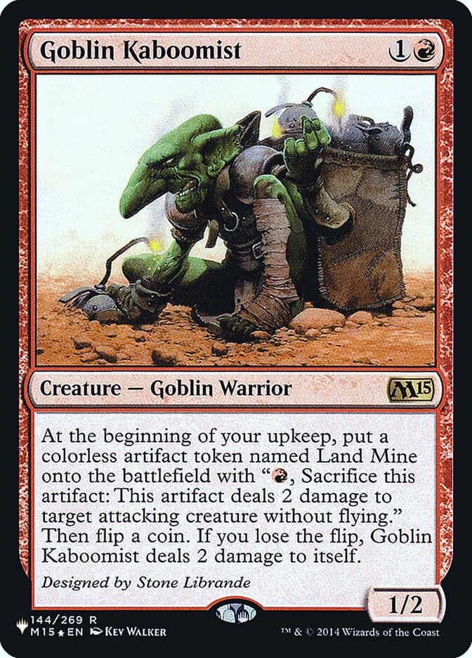 Goblin Kaboomist — The List