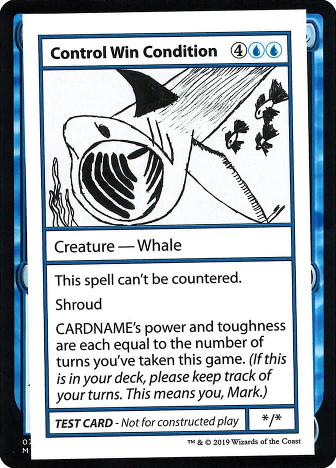 Control Win Condition — Mystery Booster Playtest Cards 2021