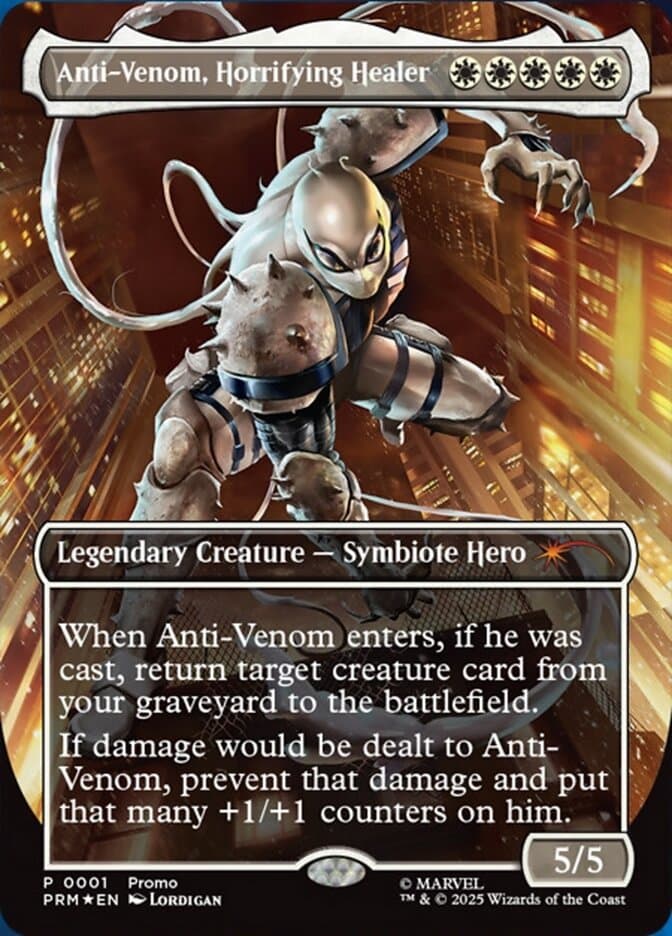 Anti-Venom, Horrifying Healer — Marvel Legends Series Inserts