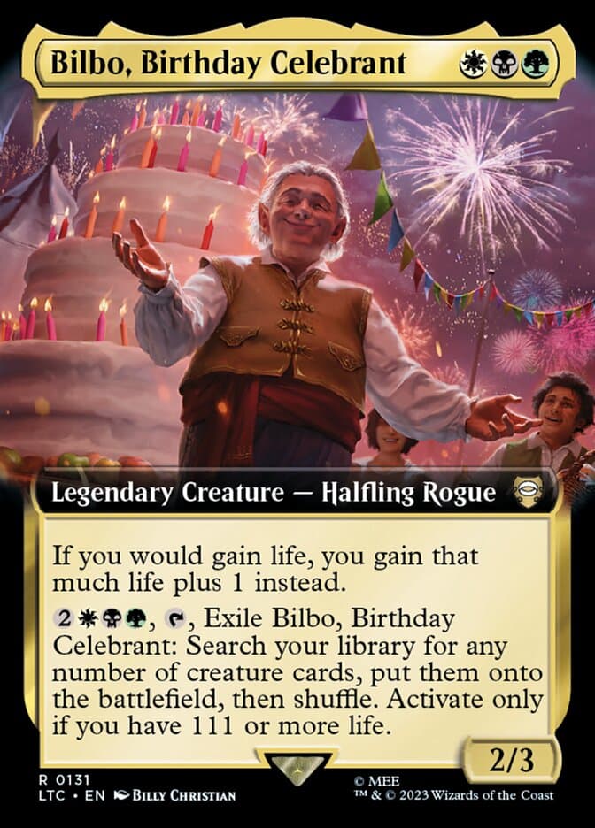 Bilbo, Birthday Celebrant — Tales of Middle-earth Commander