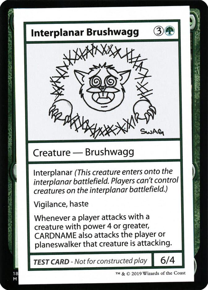 Interplanar Brushwagg — Mystery Booster Playtest Cards 2021