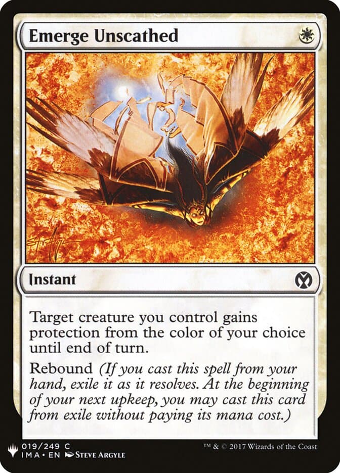 Emerge Unscathed — The List