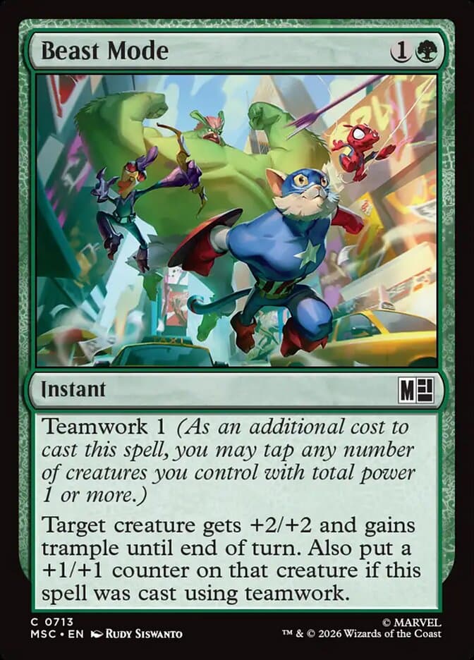 Beast Mode — Marvel Super Heroes Commander