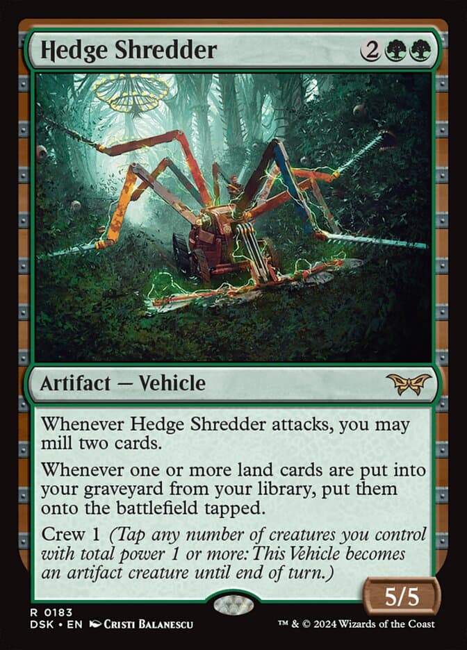 Hedge Shredder — Duskmourn: House of Horror
