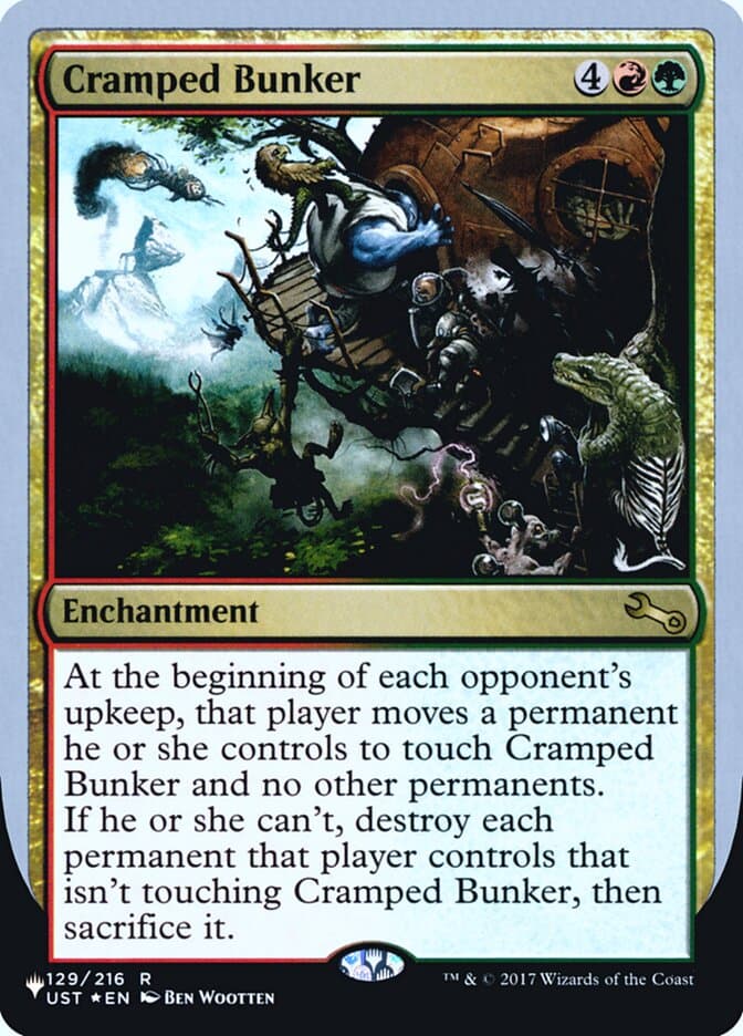 Cramped Bunker — The List (Unfinity Foil Edition)