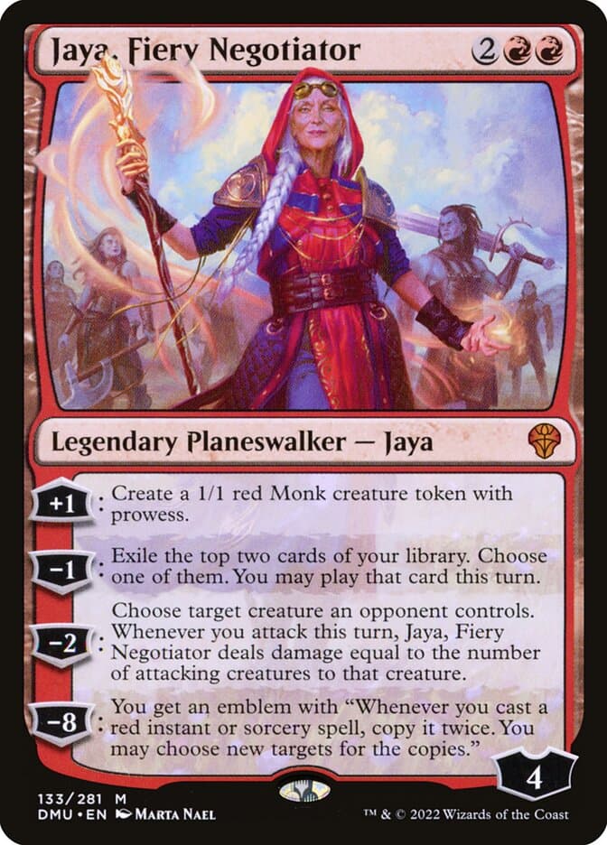 Jaya, Fiery Negotiator — Dominaria United