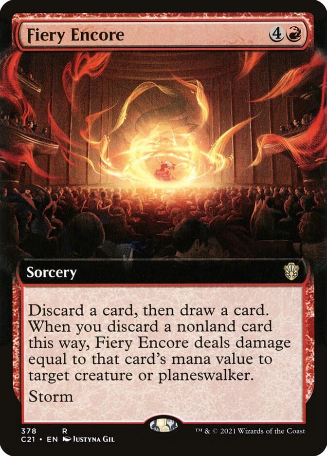 Fiery Encore — Commander 2021