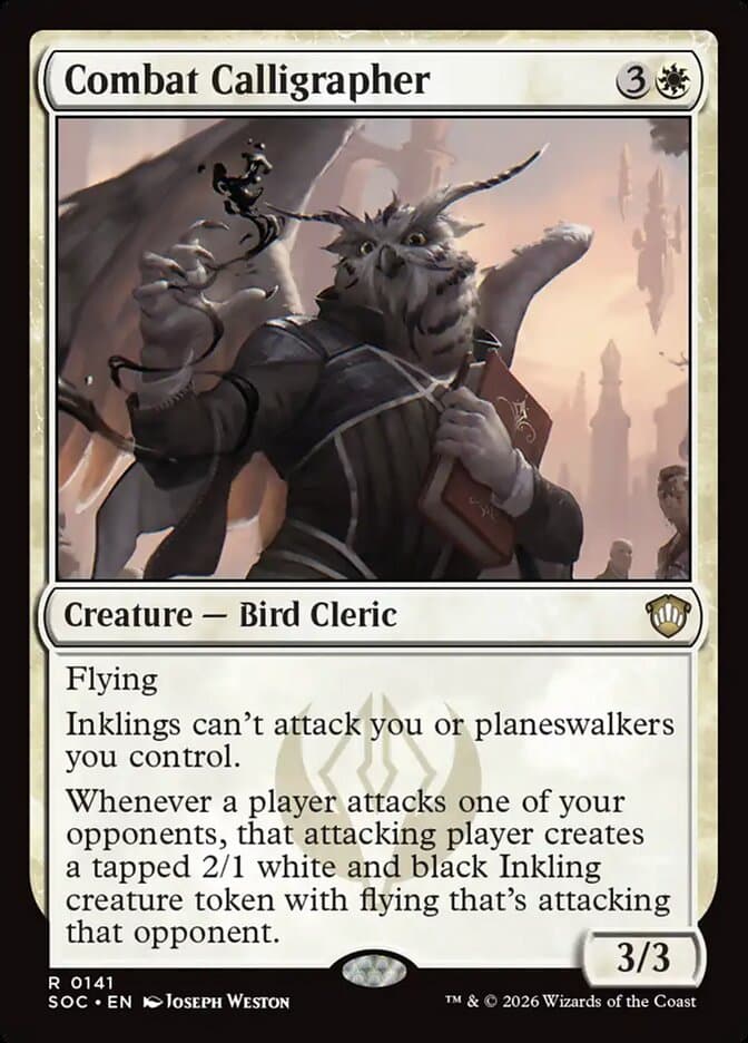 Combat Calligrapher — Secrets of Strixhaven Commander