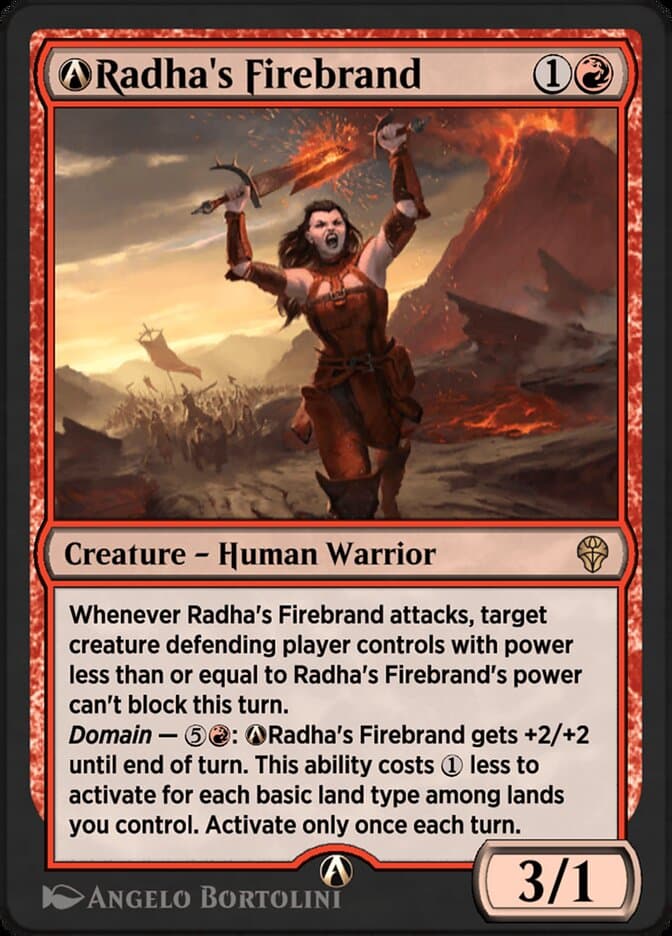 A-Radha's Firebrand — Dominaria United