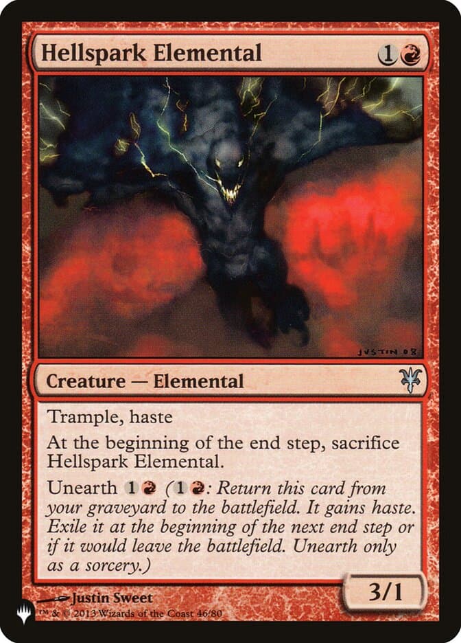 Hellspark Elemental — The List