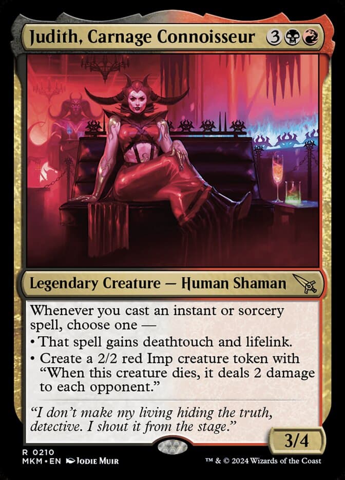 Judith, Carnage Connoisseur — Murders at Karlov Manor