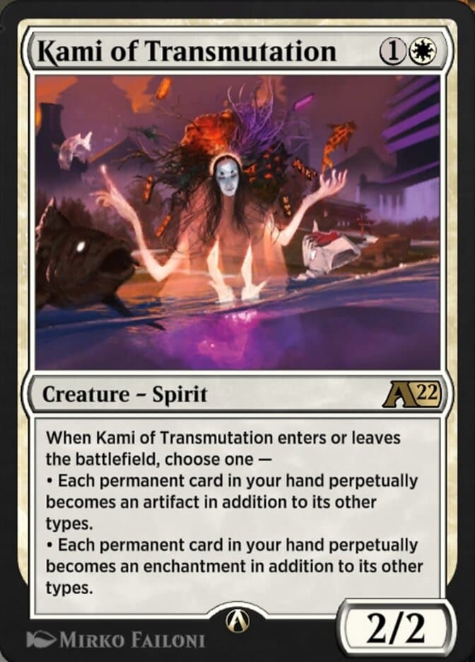 Kami of Transmutation — Alchemy: Kamigawa