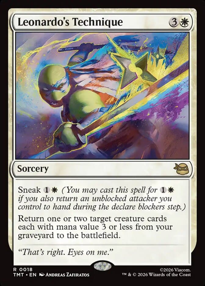 Leonardo's Technique — Teenage Mutant Ninja Turtles