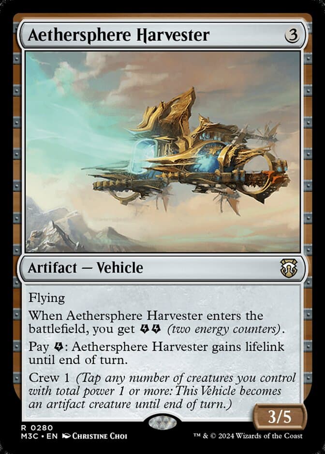 Aethersphere Harvester — Modern Horizons 3 Commander