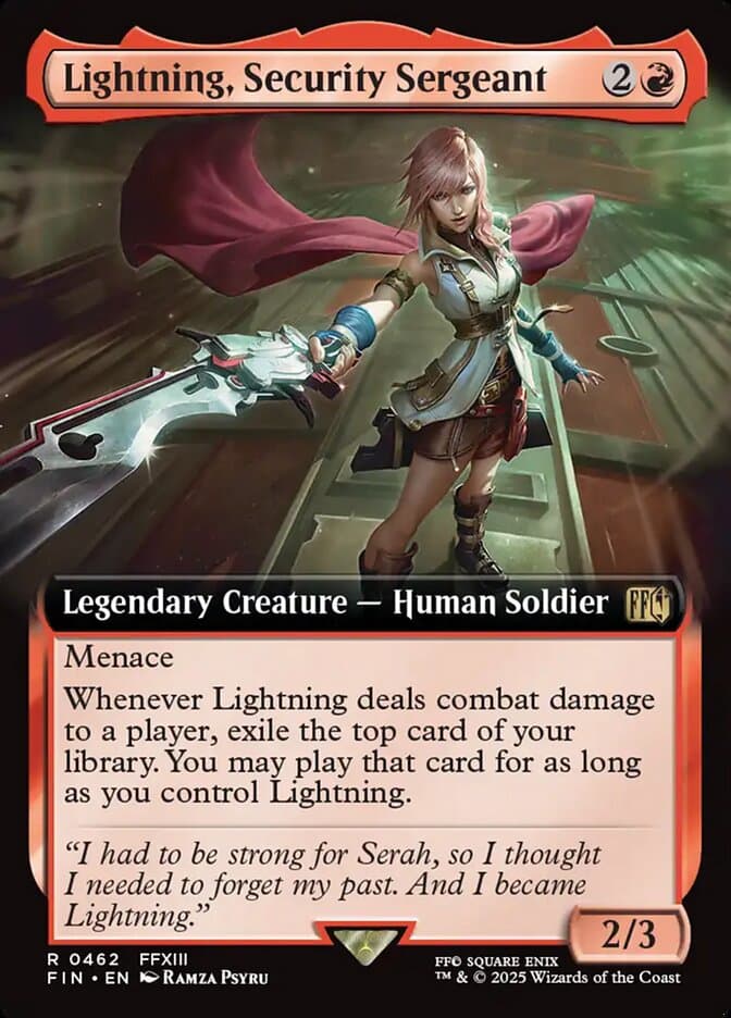 Lightning, Security Sergeant — Final Fantasy