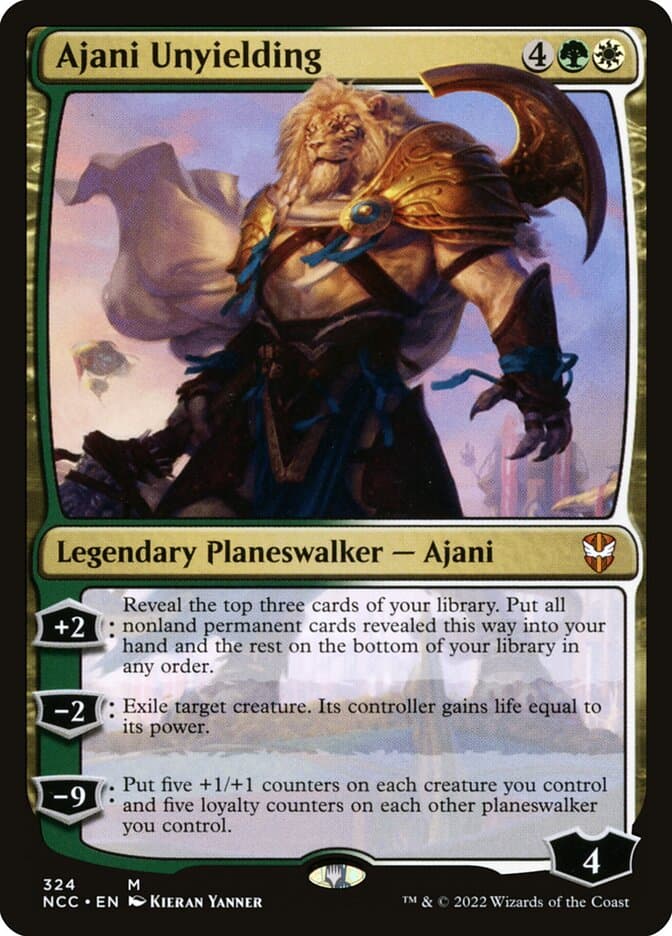 Ajani Unyielding — New Capenna Commander