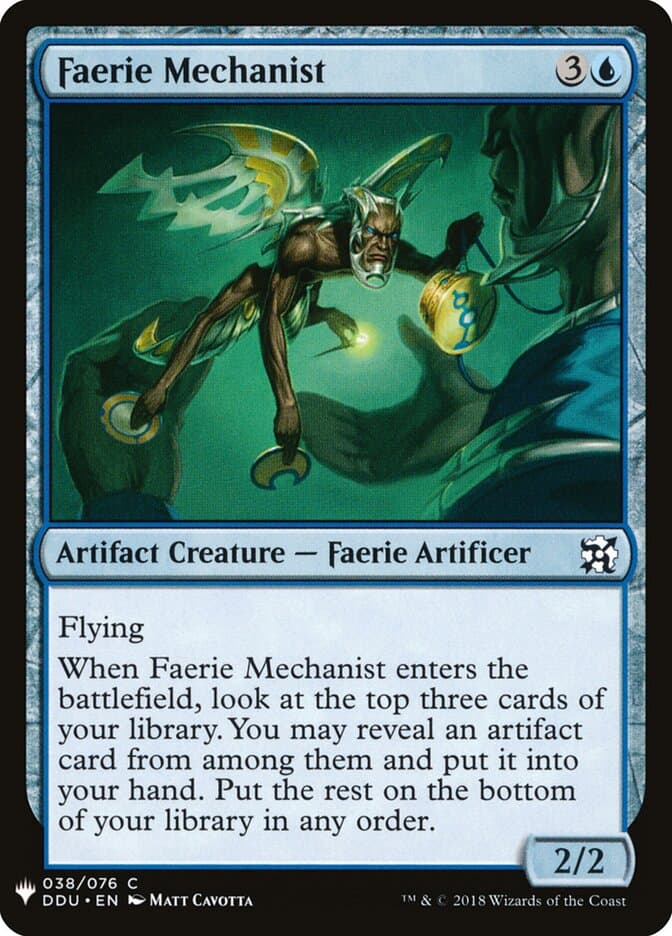 Faerie Mechanist — The List