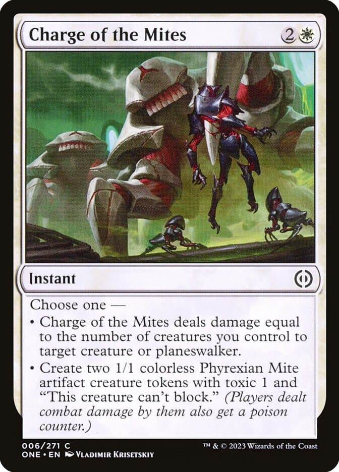 Charge of the Mites — Phyrexia: All Will Be One