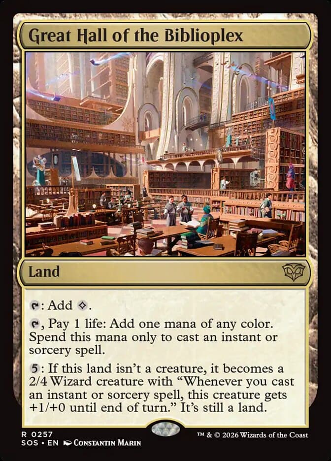 Great Hall of the Biblioplex — Secrets of Strixhaven