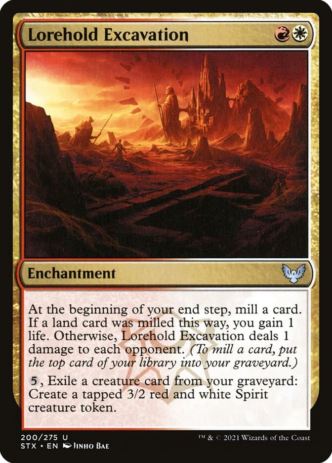 Lorehold Excavation — Strixhaven: School of Mages