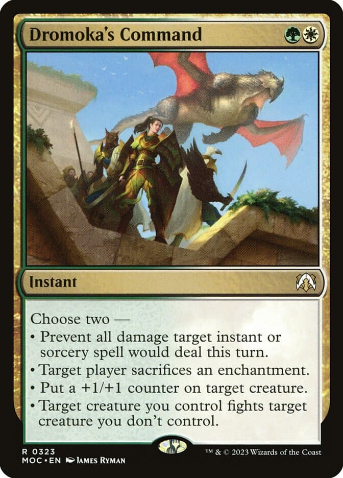 Dromoka's Command — March of the Machine Commander
