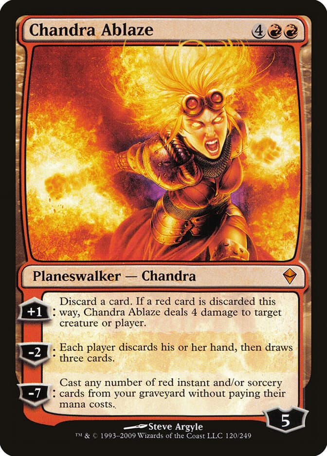Chandra Ablaze — Zendikar