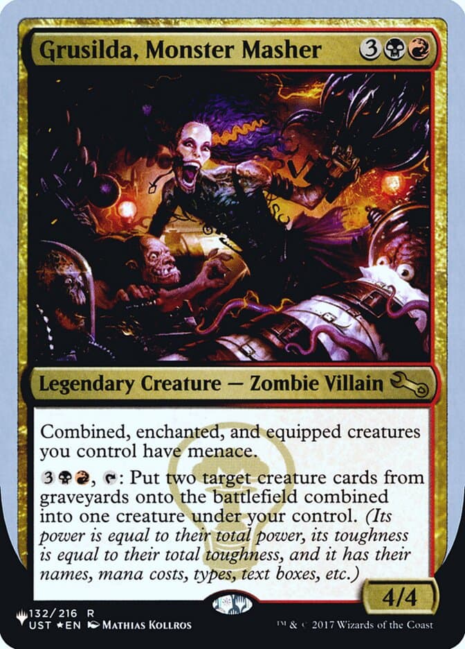 Grusilda, Monster Masher — The List (Unfinity Foil Edition)