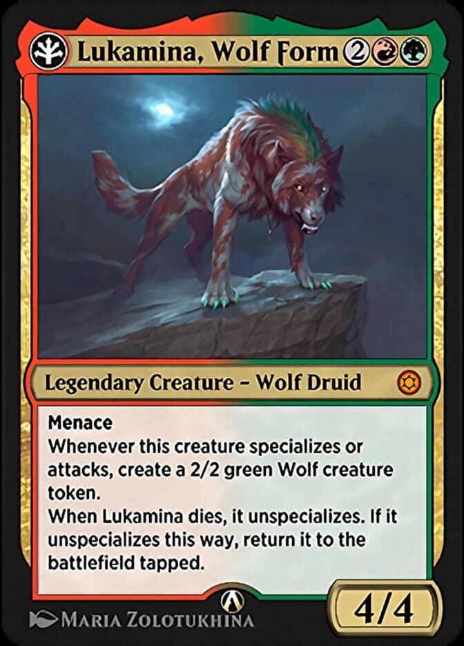 Lukamina, Wolf Form — Alchemy Horizons: Baldur's Gate