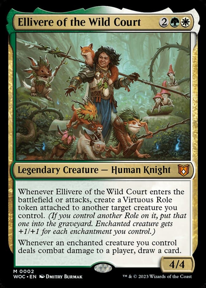 Ellivere of the Wild Court — Wilds of Eldraine Commander