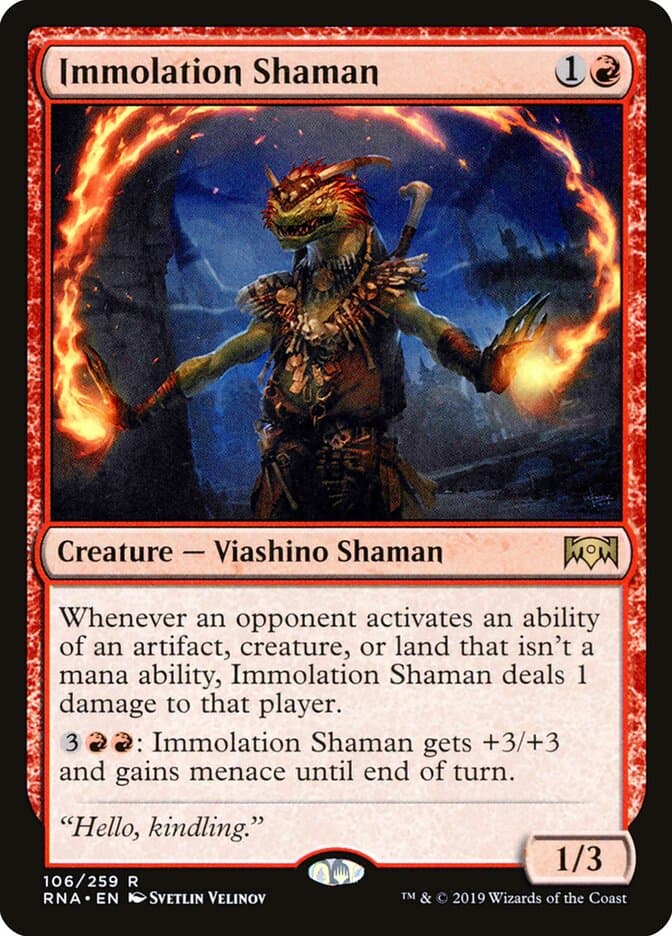 Immolation Shaman — Ravnica Allegiance