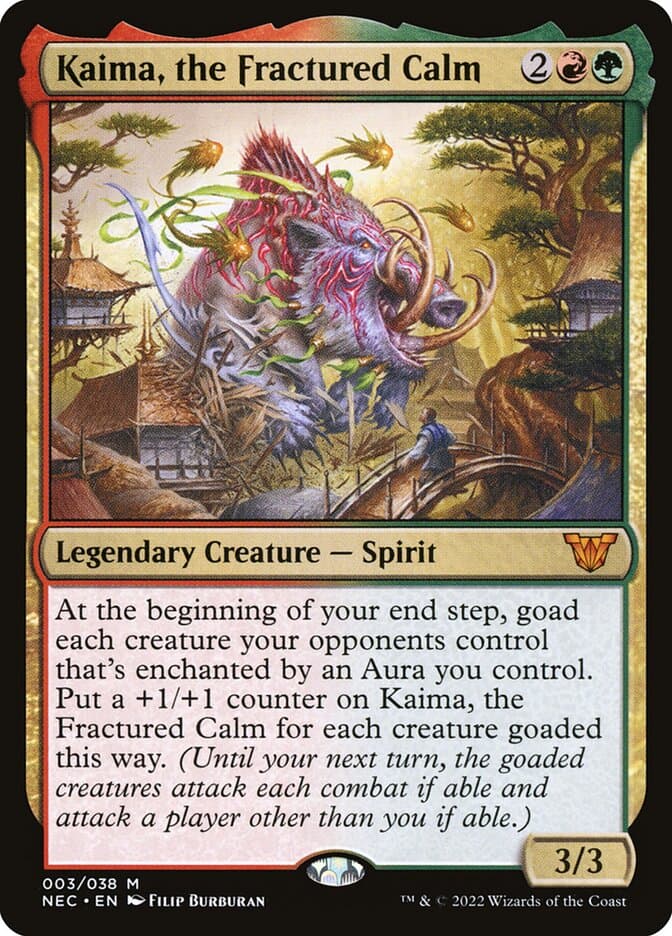 Kaima, the Fractured Calm — Neon Dynasty Commander
