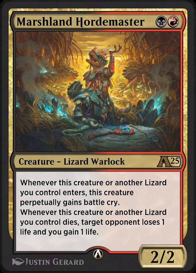 Marshland Hordemaster — Alchemy: Bloomburrow