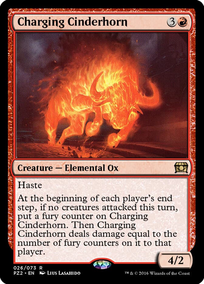 Charging Cinderhorn — Treasure Chest