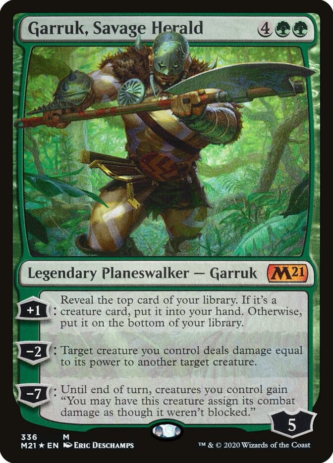 Garruk, Savage Herald — Core Set 2021