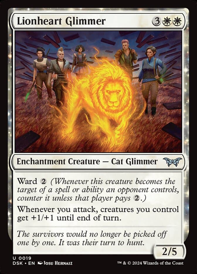 Lionheart Glimmer — Duskmourn: House of Horror