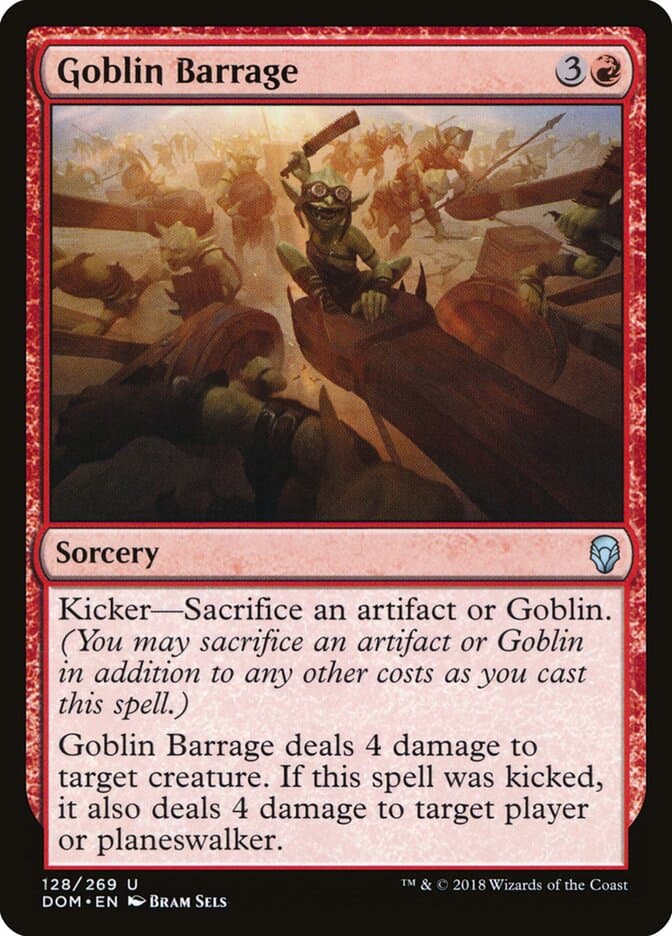 Goblin Barrage — Dominaria