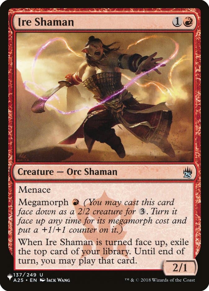 Ire Shaman — The List