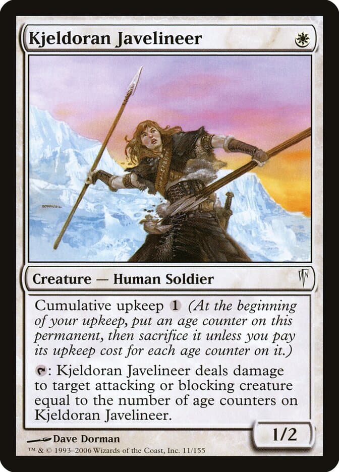 Kjeldoran Javelineer — Coldsnap
