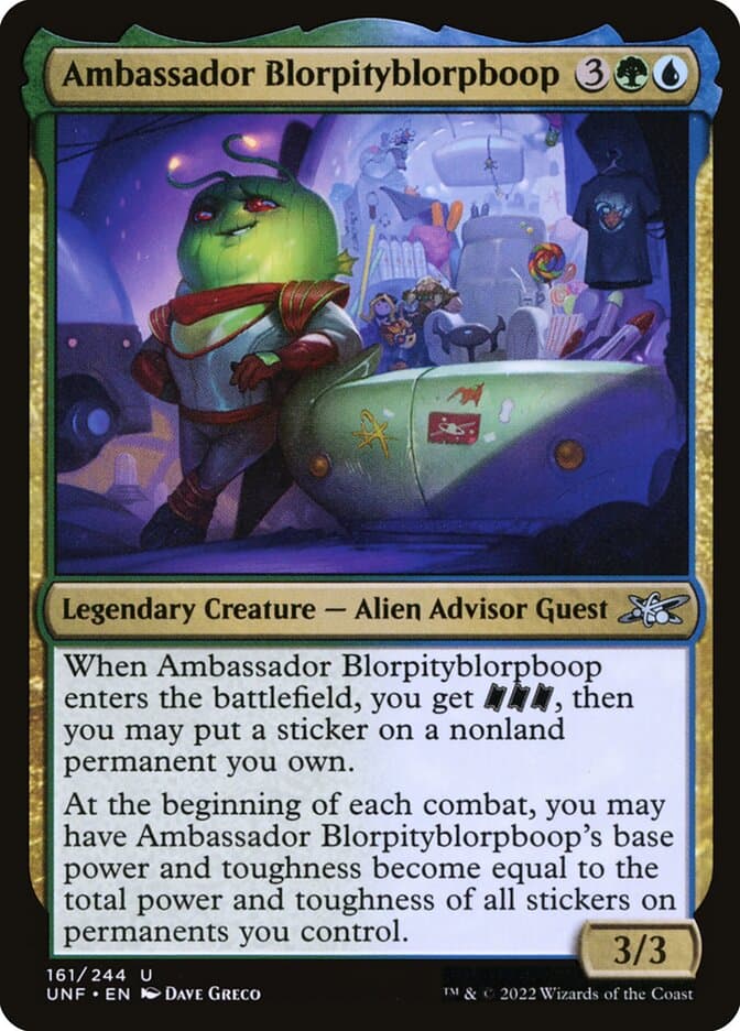 Ambassador Blorpityblorpboop — Unfinity