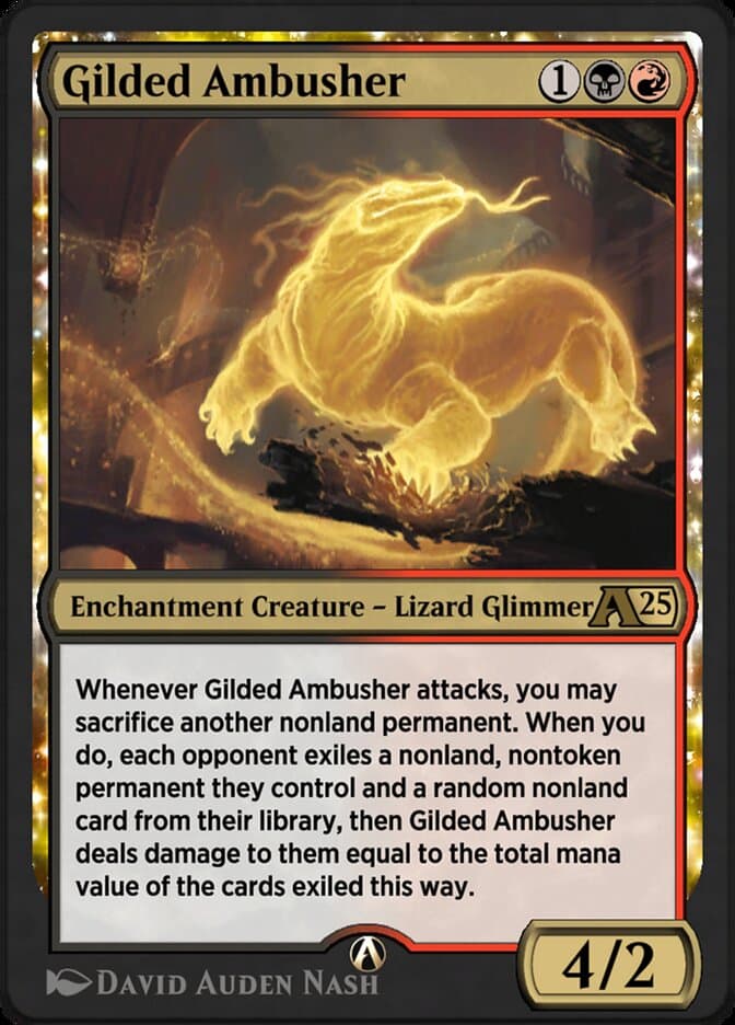 Gilded Ambusher — Alchemy: Duskmourn