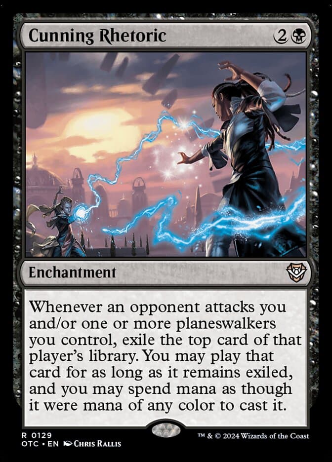 Cunning Rhetoric — Outlaws of Thunder Junction Commander