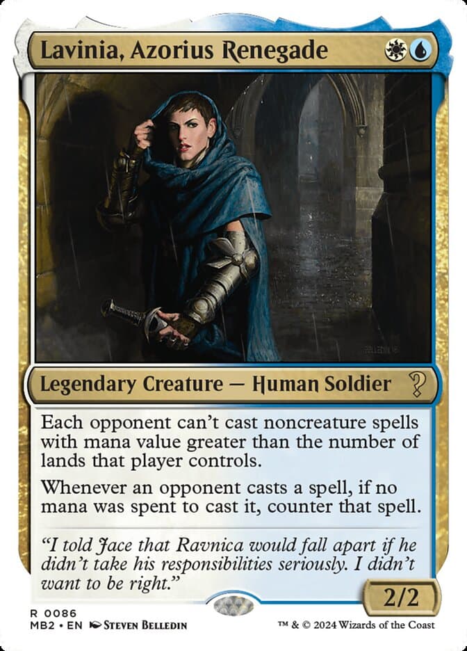 Lavinia, Azorius Renegade — Mystery Booster 2